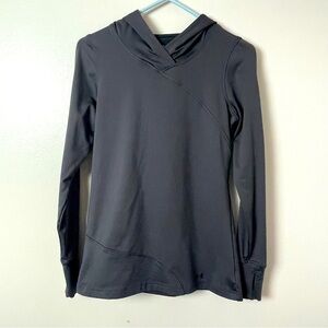 Under Armour ColdGear Lightweight Hooded Sweatshirt – Dark Gray, Size Small